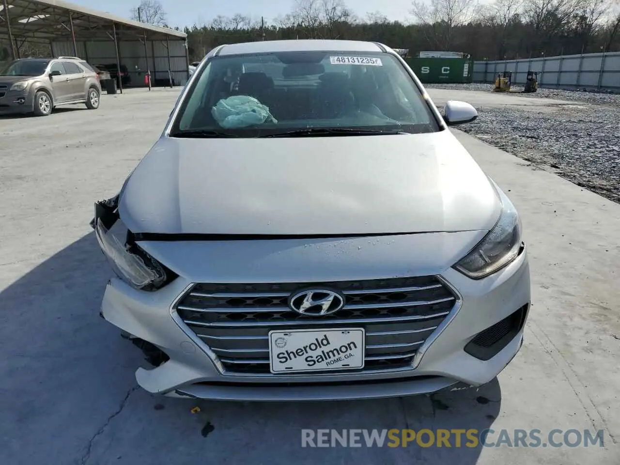 5 Photograph of a damaged car 3KPC24A36KE045087 HYUNDAI ACCENT 2019