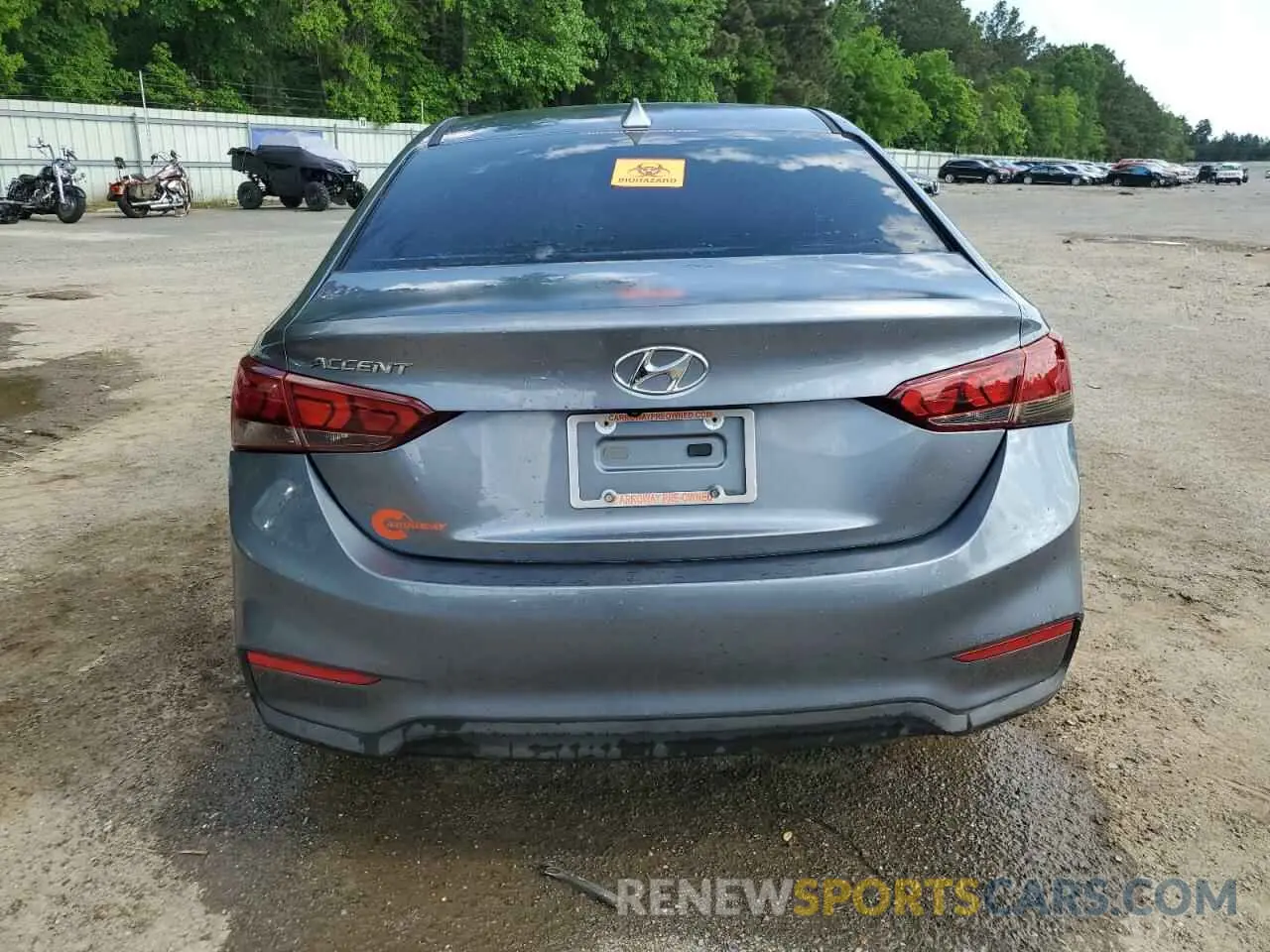 6 Photograph of a damaged car 3KPC24A36KE055375 HYUNDAI ACCENT 2019