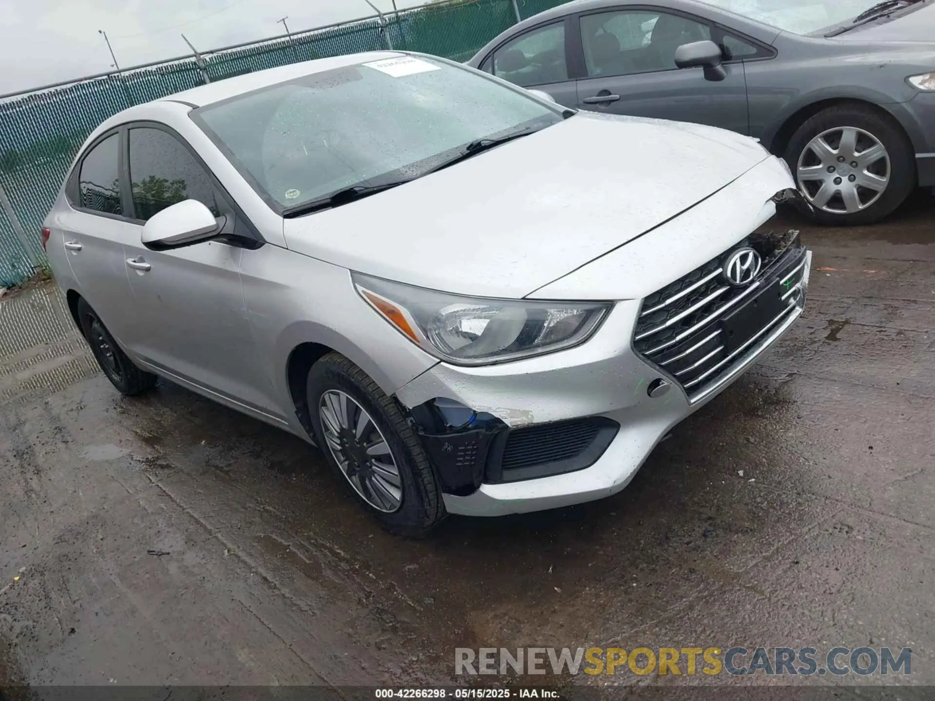 1 Photograph of a damaged car 3KPC24A36KE056459 HYUNDAI ACCENT 2019