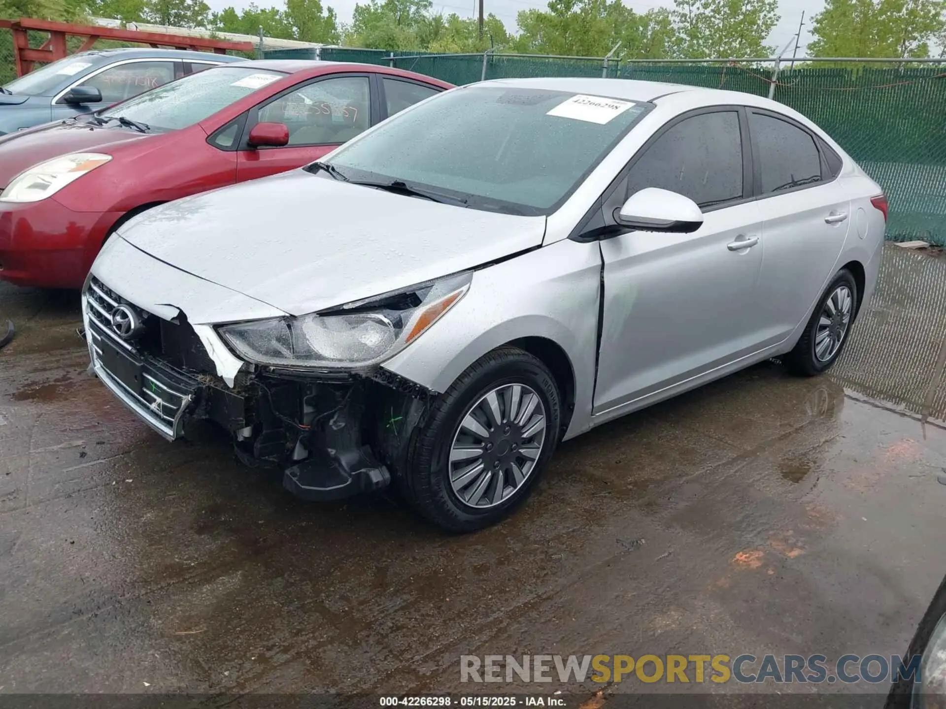 2 Photograph of a damaged car 3KPC24A36KE056459 HYUNDAI ACCENT 2019