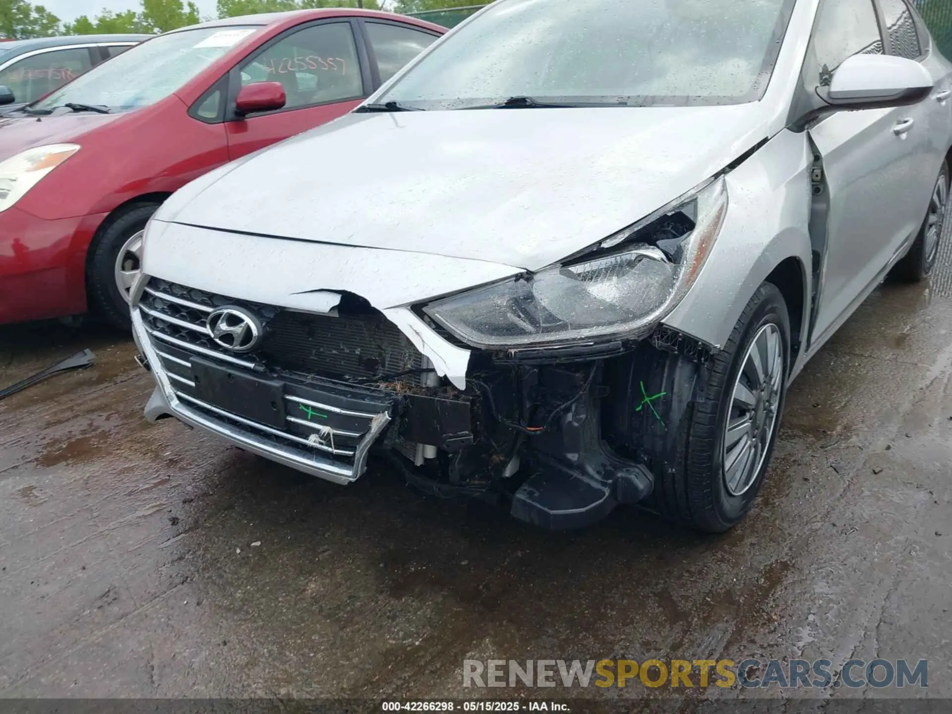 6 Photograph of a damaged car 3KPC24A36KE056459 HYUNDAI ACCENT 2019