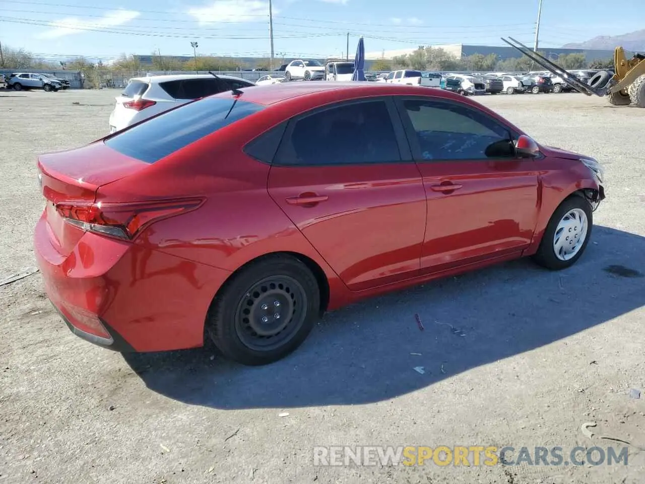 3 Photograph of a damaged car 3KPC24A36KE059734 HYUNDAI ACCENT 2019