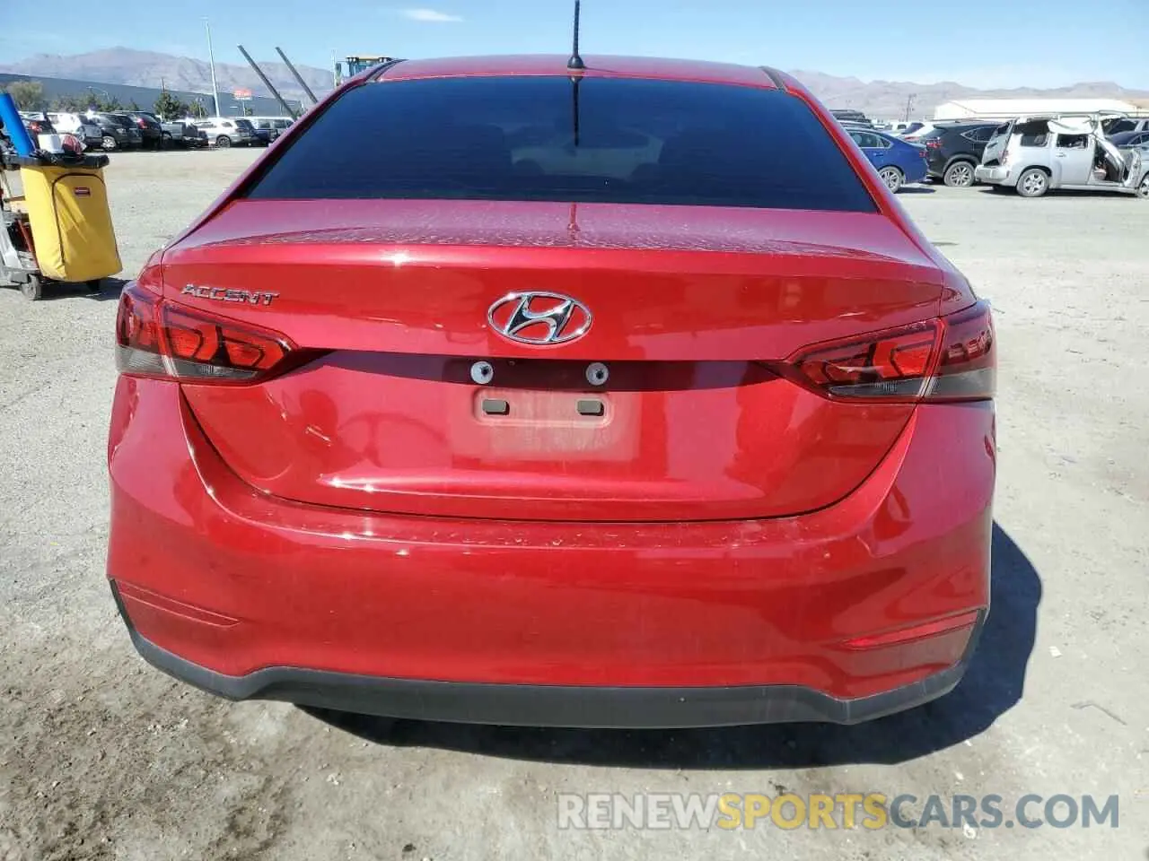 6 Photograph of a damaged car 3KPC24A36KE059734 HYUNDAI ACCENT 2019