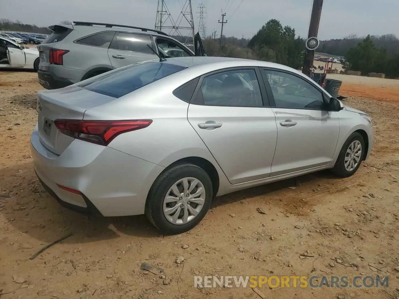 3 Photograph of a damaged car 3KPC24A36KE065095 HYUNDAI ACCENT 2019