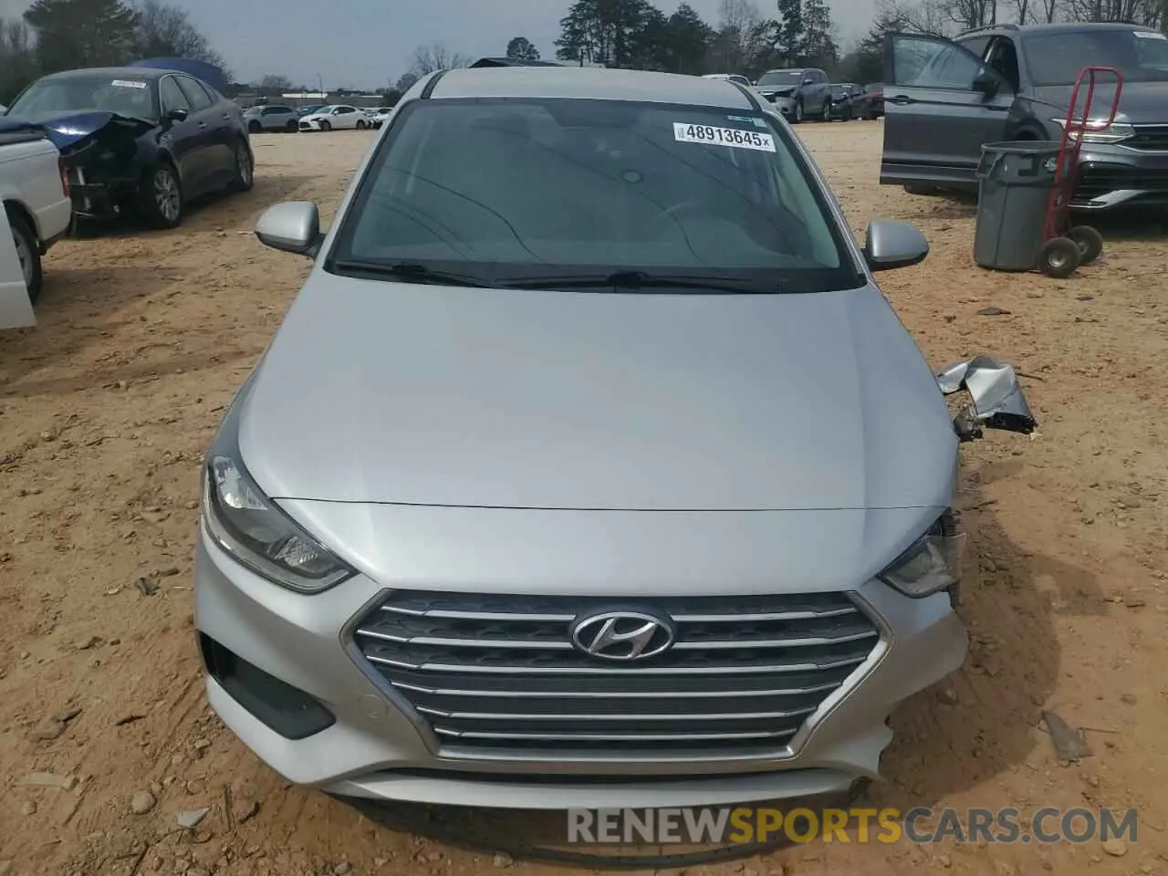 5 Photograph of a damaged car 3KPC24A36KE065095 HYUNDAI ACCENT 2019