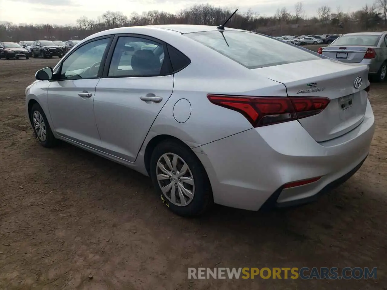 2 Photograph of a damaged car 3KPC24A36KE069941 HYUNDAI ACCENT 2019