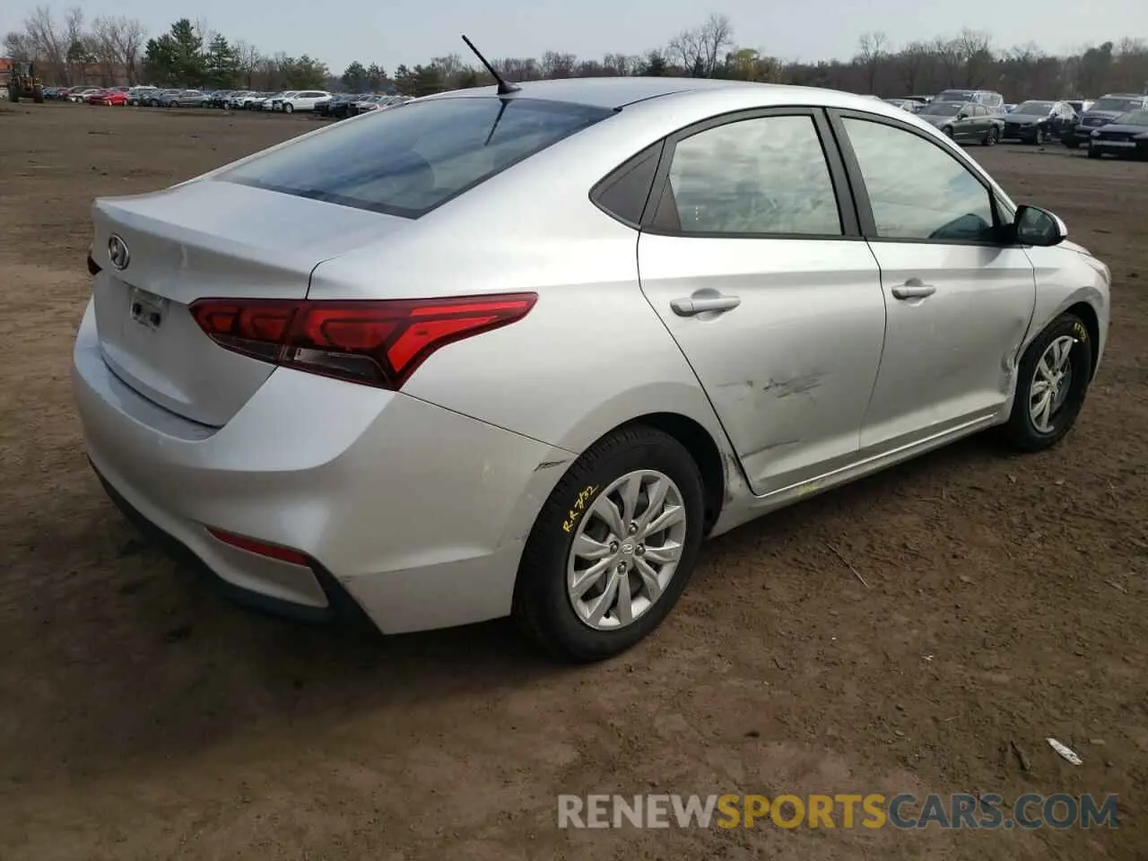 3 Photograph of a damaged car 3KPC24A36KE069941 HYUNDAI ACCENT 2019