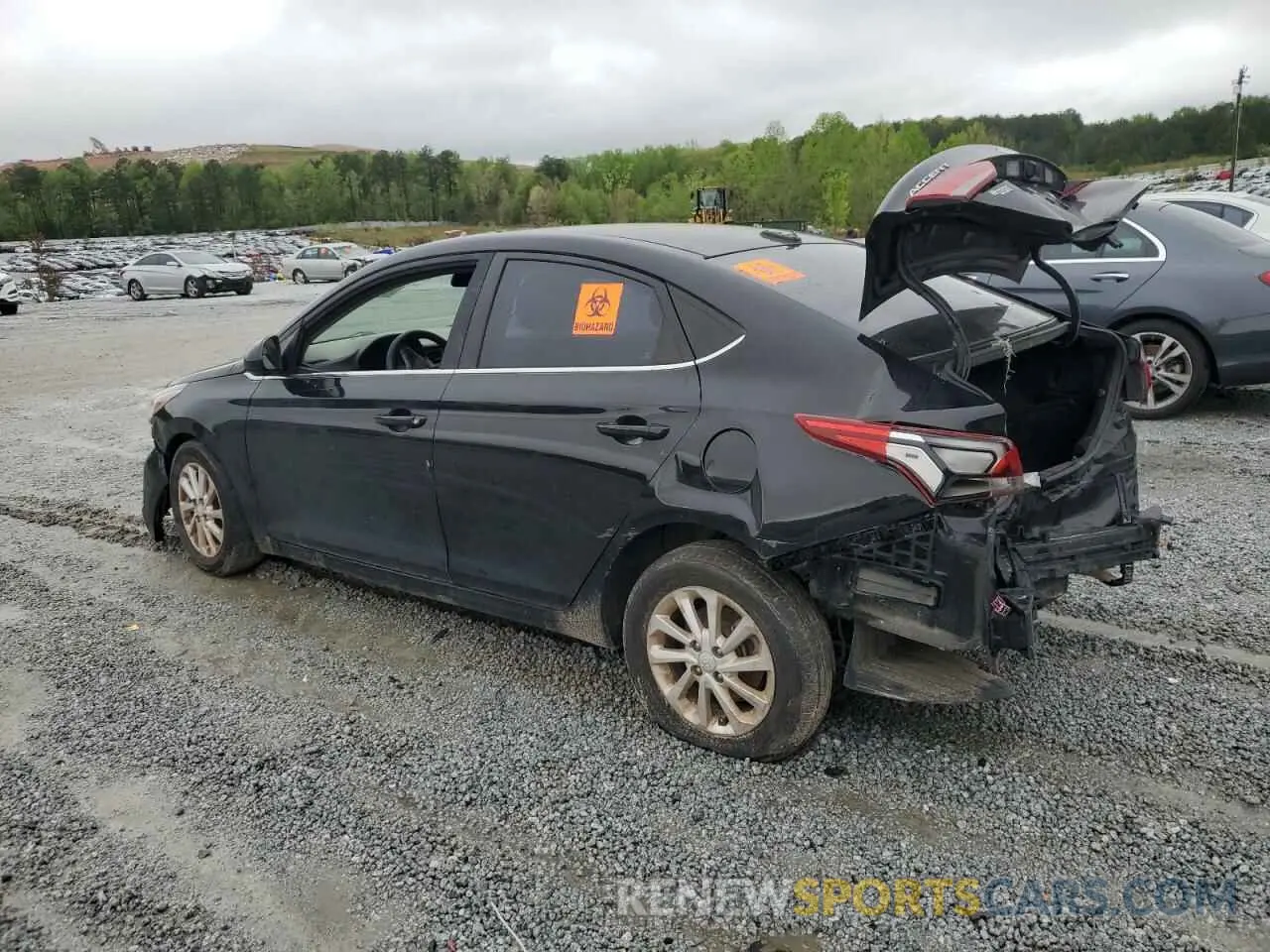 2 Photograph of a damaged car 3KPC24A37KE074193 HYUNDAI ACCENT 2019