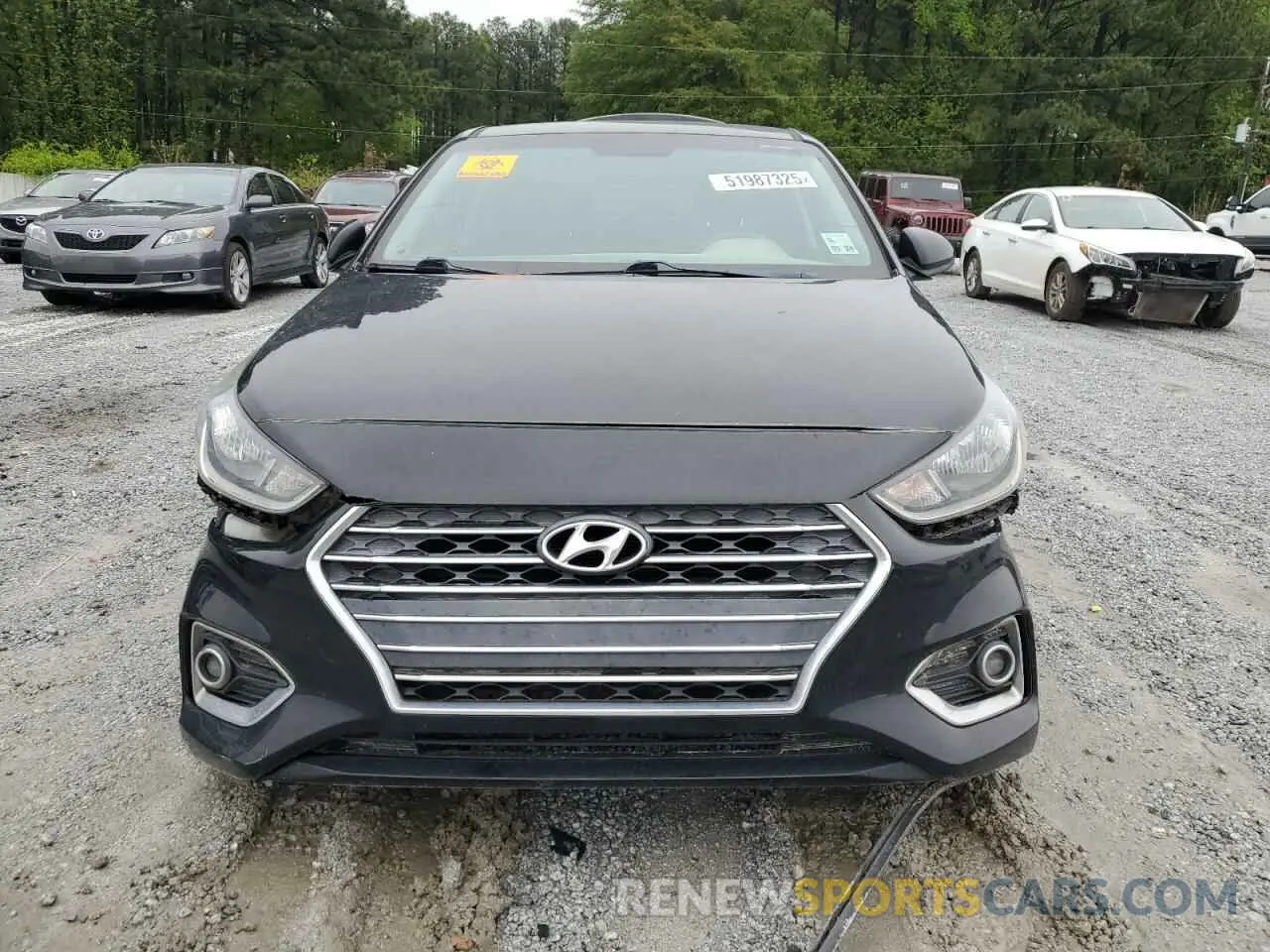 5 Photograph of a damaged car 3KPC24A37KE074193 HYUNDAI ACCENT 2019