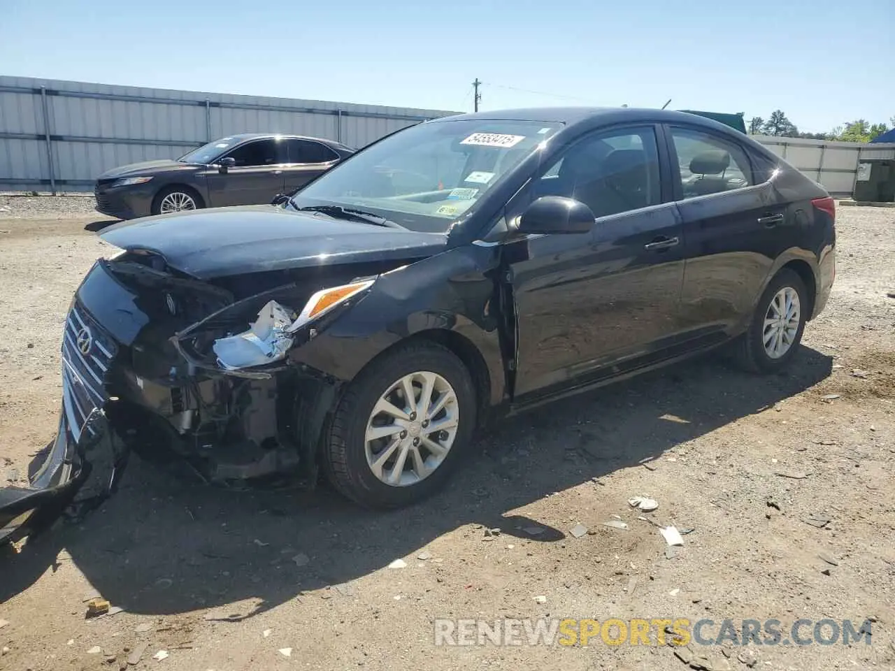 1 Photograph of a damaged car 3KPC24A38KE044264 HYUNDAI ACCENT 2019