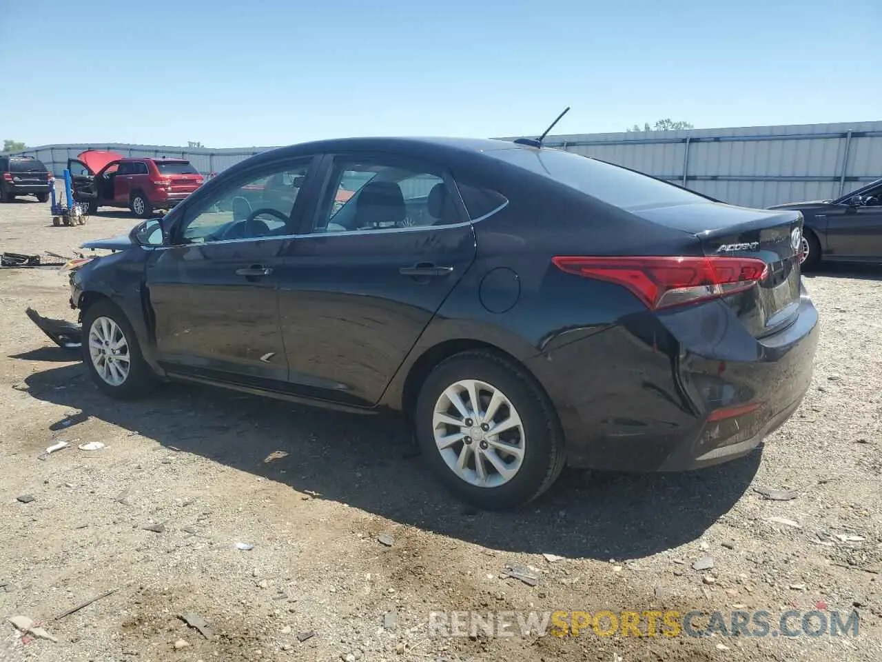 2 Photograph of a damaged car 3KPC24A38KE044264 HYUNDAI ACCENT 2019