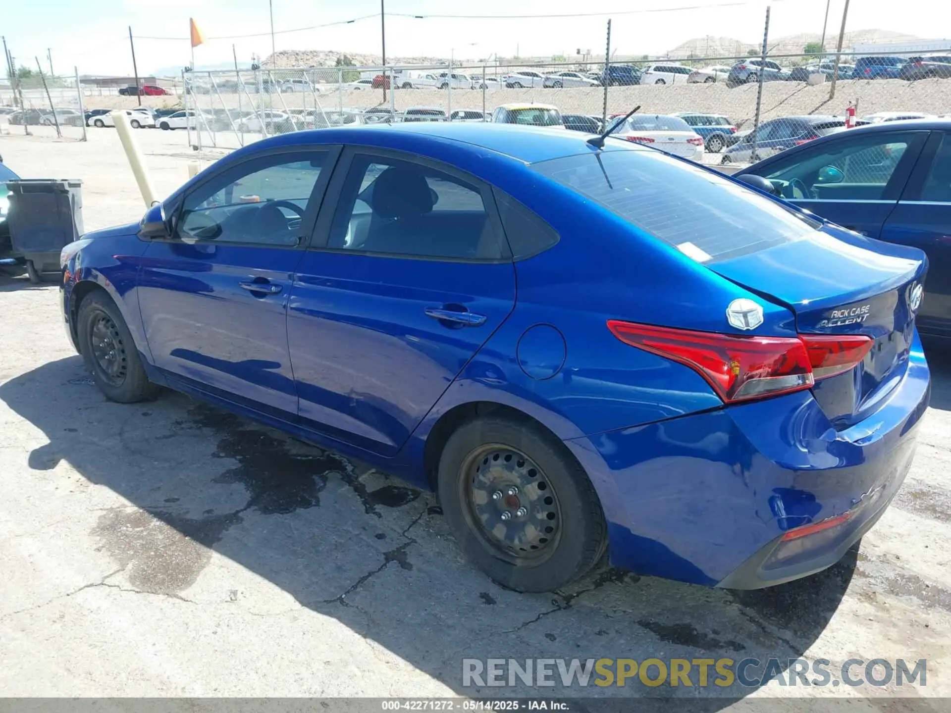 14 Photograph of a damaged car 3KPC24A38KE056589 HYUNDAI ACCENT 2019