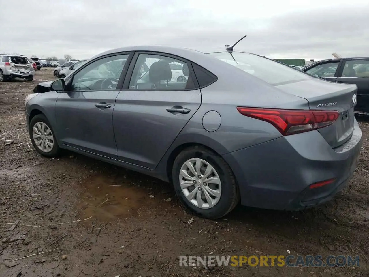 2 Photograph of a damaged car 3KPC24A38KE080665 HYUNDAI ACCENT 2019