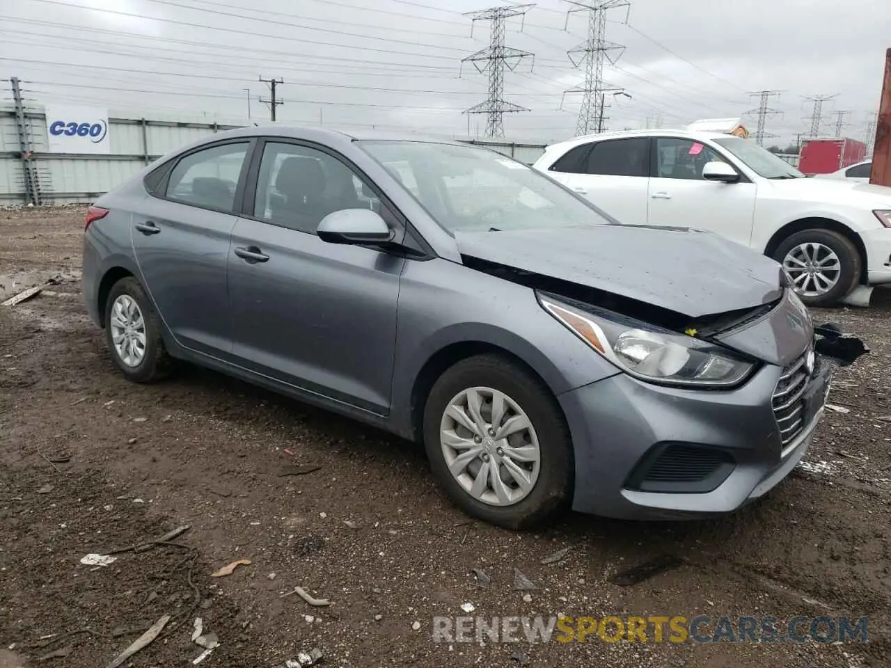 4 Photograph of a damaged car 3KPC24A38KE080665 HYUNDAI ACCENT 2019