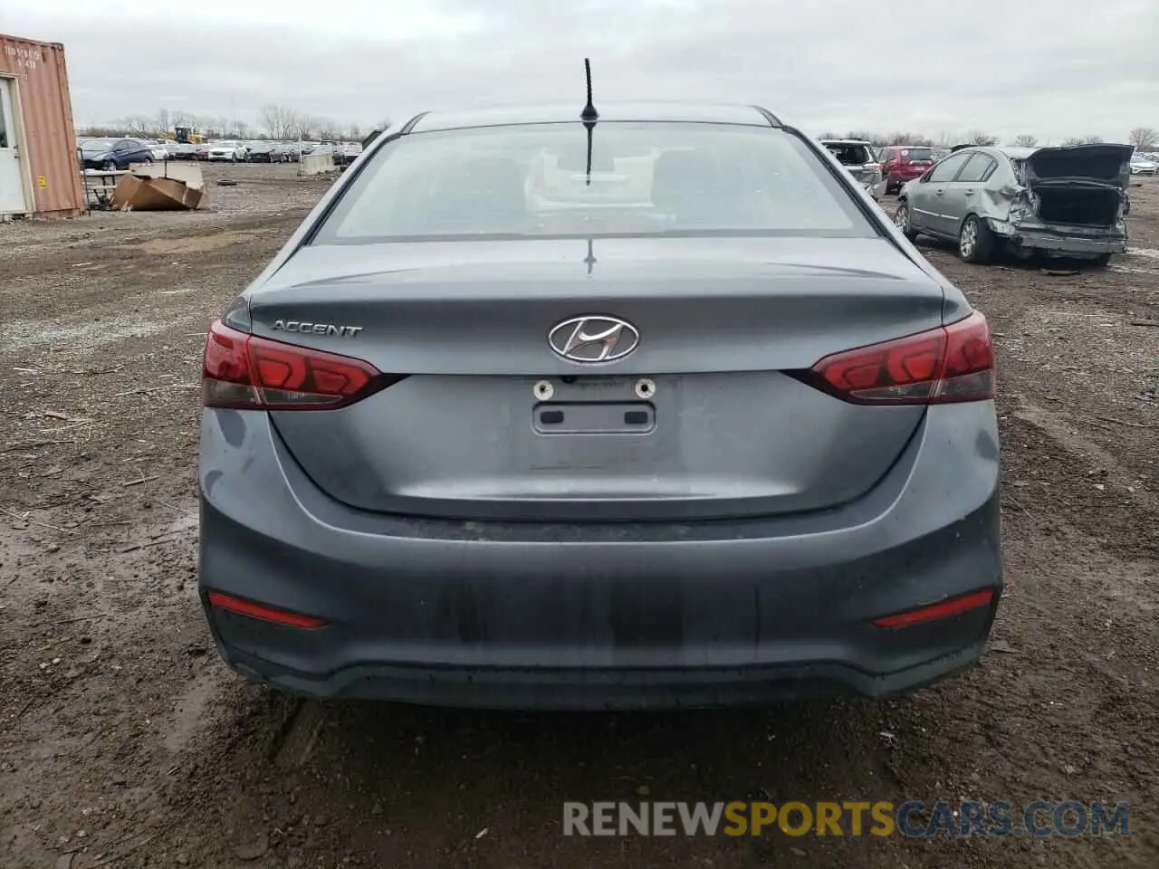 6 Photograph of a damaged car 3KPC24A38KE080665 HYUNDAI ACCENT 2019