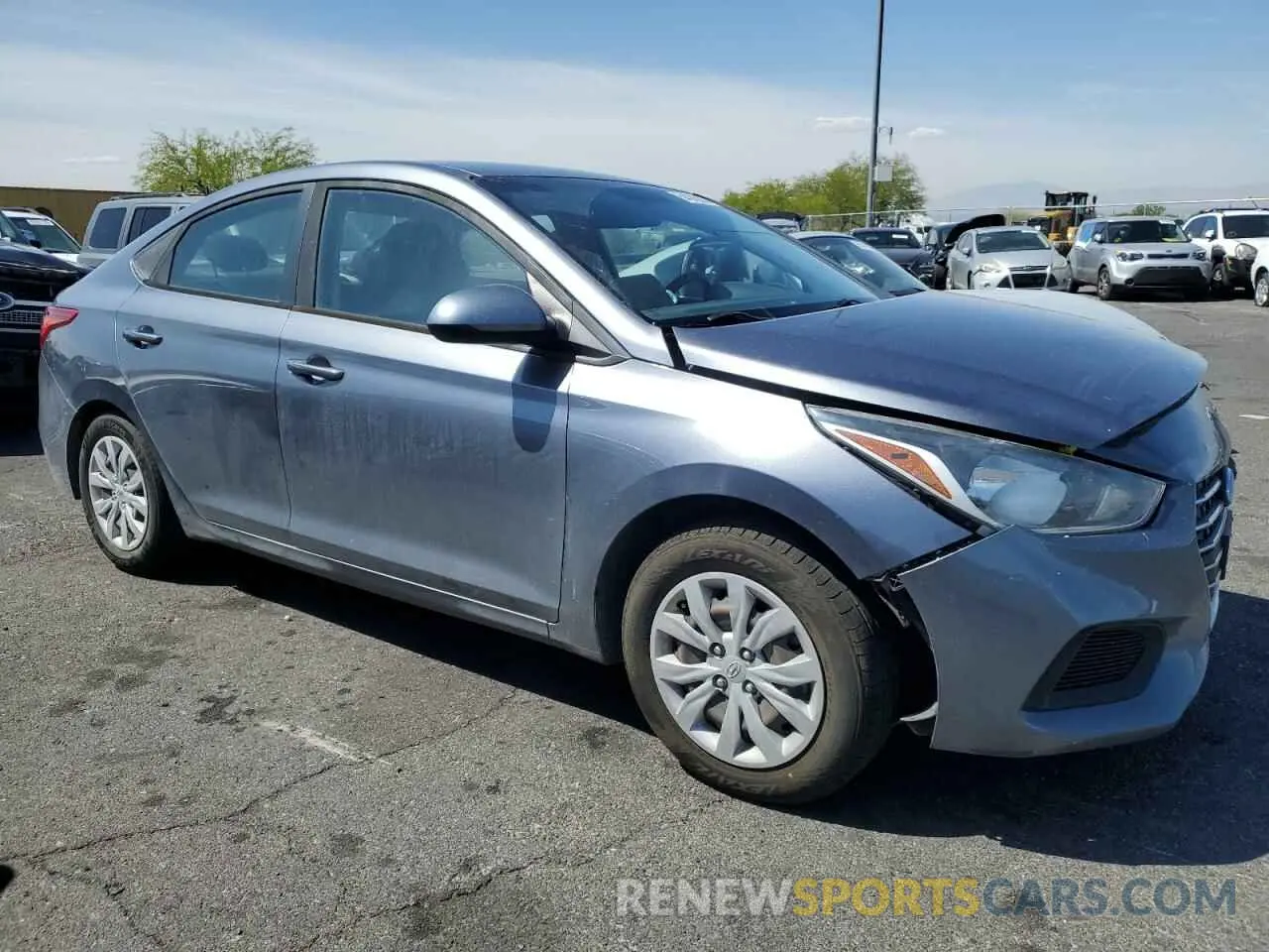 4 Photograph of a damaged car 3KPC24A38KE083534 HYUNDAI ACCENT 2019
