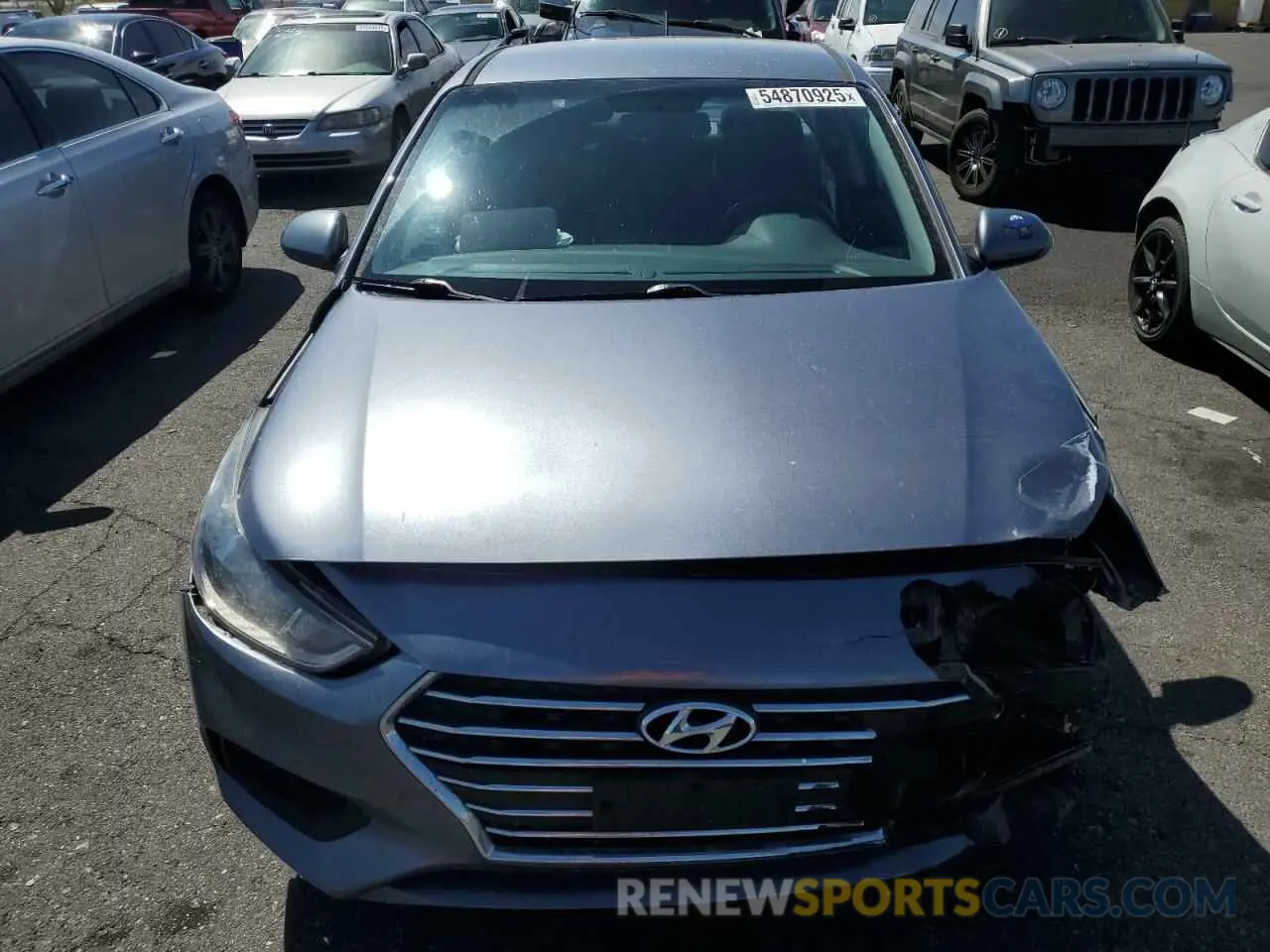 5 Photograph of a damaged car 3KPC24A38KE083534 HYUNDAI ACCENT 2019