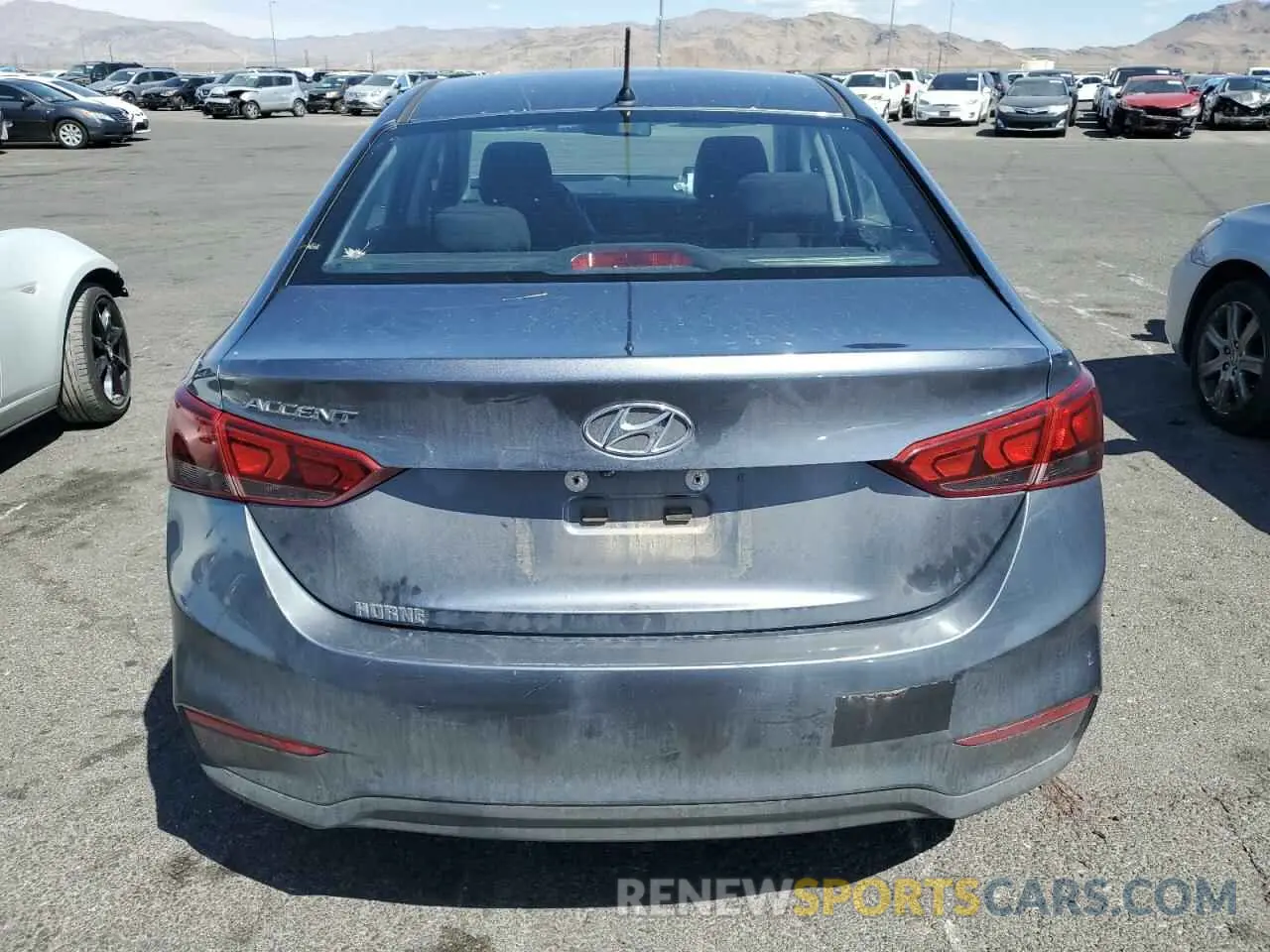 6 Photograph of a damaged car 3KPC24A38KE083534 HYUNDAI ACCENT 2019