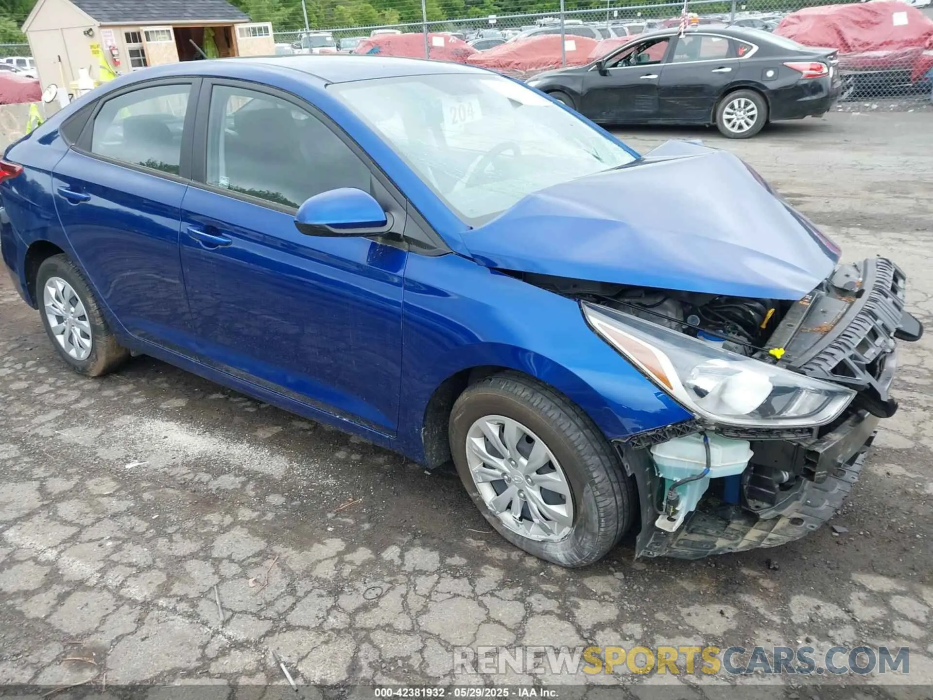 1 Photograph of a damaged car 3KPC24A38KE088524 HYUNDAI ACCENT 2019