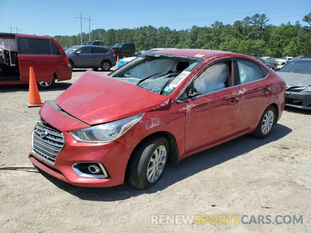 1 Фотография поврежденного автомобиля 3KPC24A39KE047982 HYUNDAI ACCENT 2019