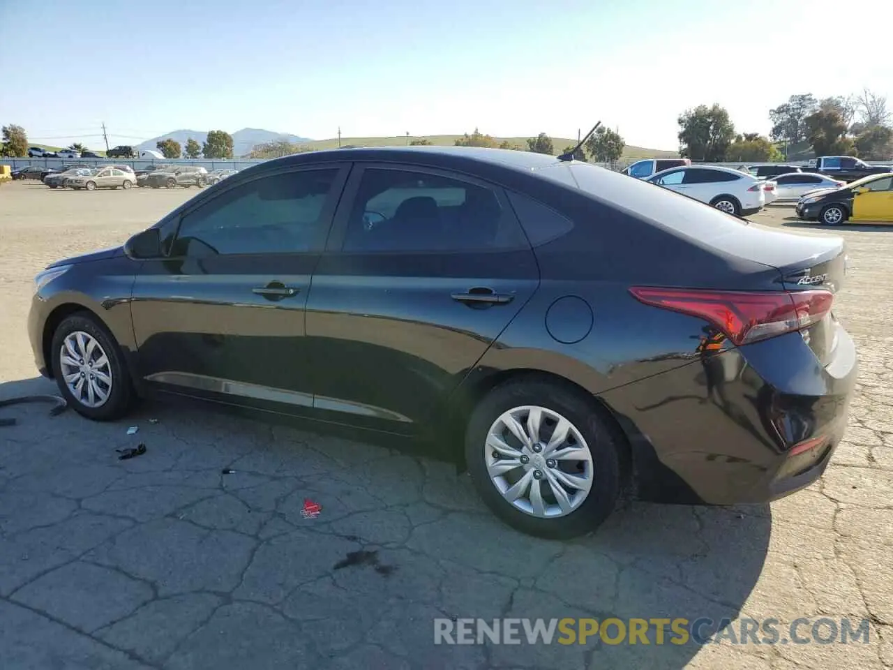 2 Photograph of a damaged car 3KPC24A3XKE044766 HYUNDAI ACCENT 2019
