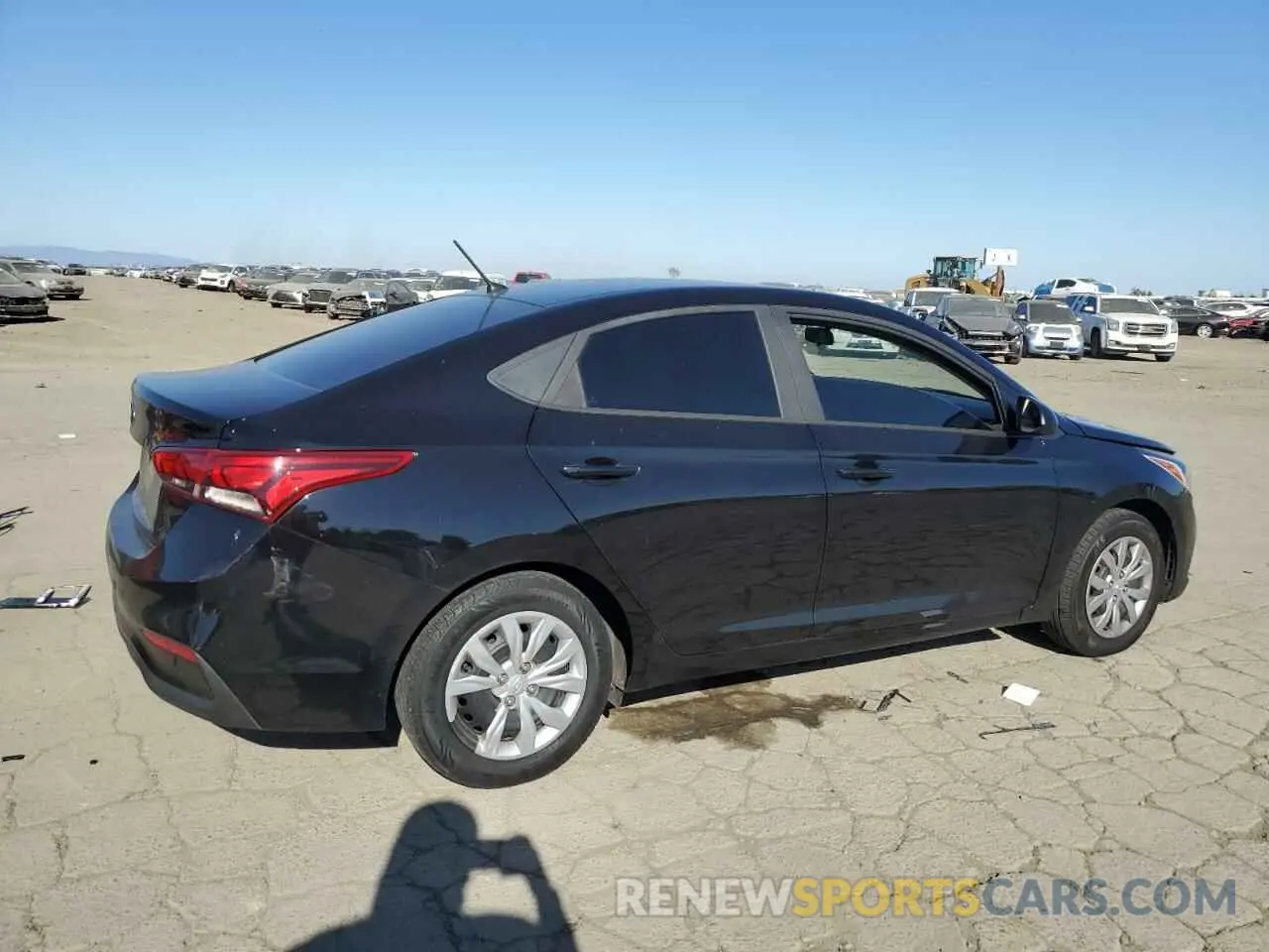 3 Photograph of a damaged car 3KPC24A3XKE044766 HYUNDAI ACCENT 2019