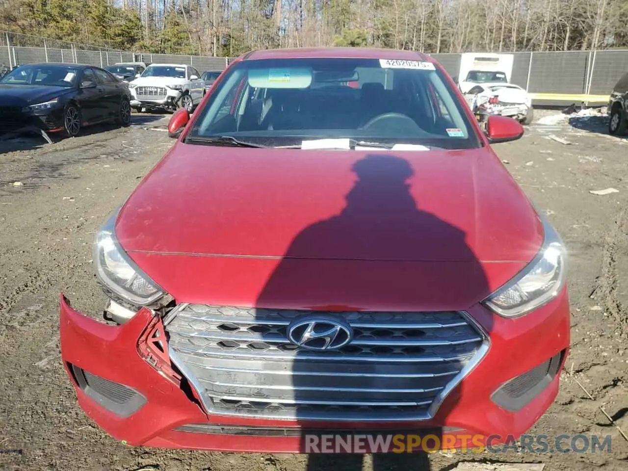 5 Photograph of a damaged car 3KPC24A3XKE065679 HYUNDAI ACCENT 2019