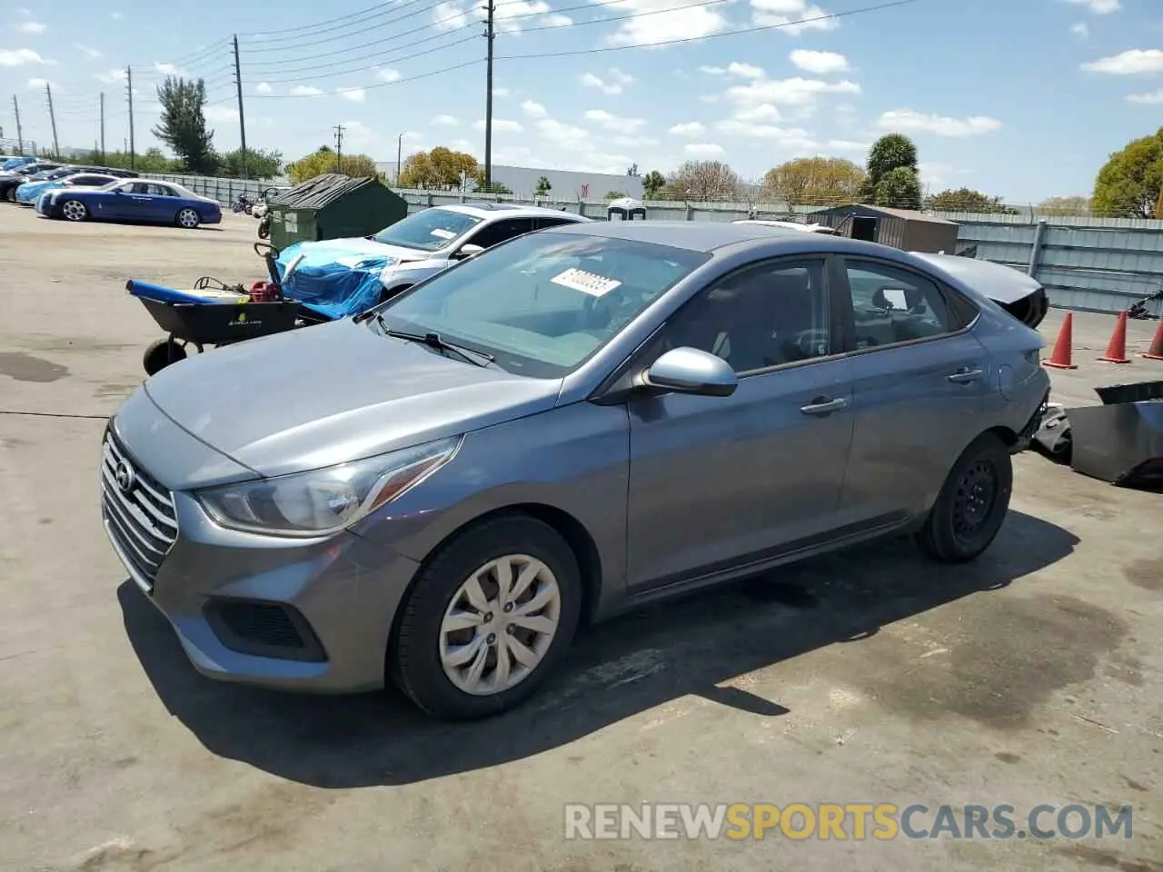 1 Фотография поврежденного автомобиля 3KPC24A3XKE080702 HYUNDAI ACCENT 2019