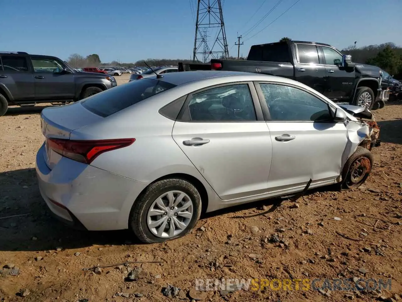 3 Фотография поврежденного автомобиля 3KPC24A60LE099190 HYUNDAI ACCENT 2020