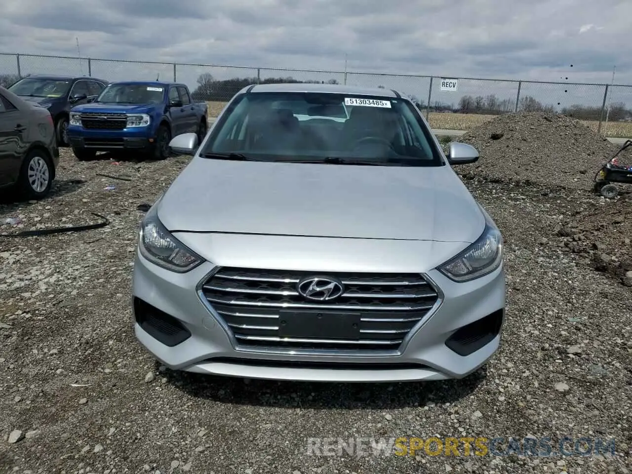 5 Photograph of a damaged car 3KPC24A60LE103836 HYUNDAI ACCENT 2020