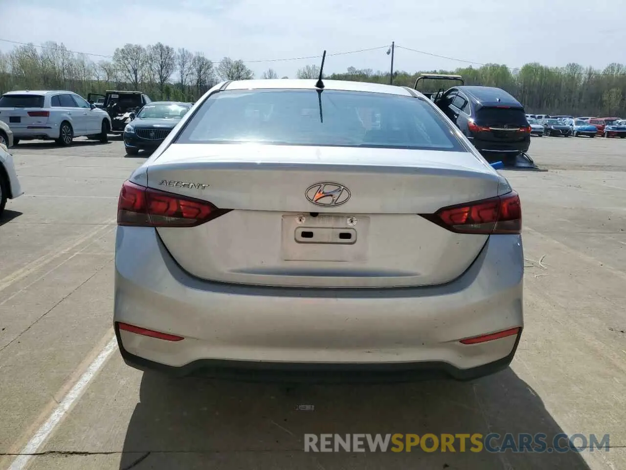 6 Photograph of a damaged car 3KPC24A60LE114724 HYUNDAI ACCENT 2020
