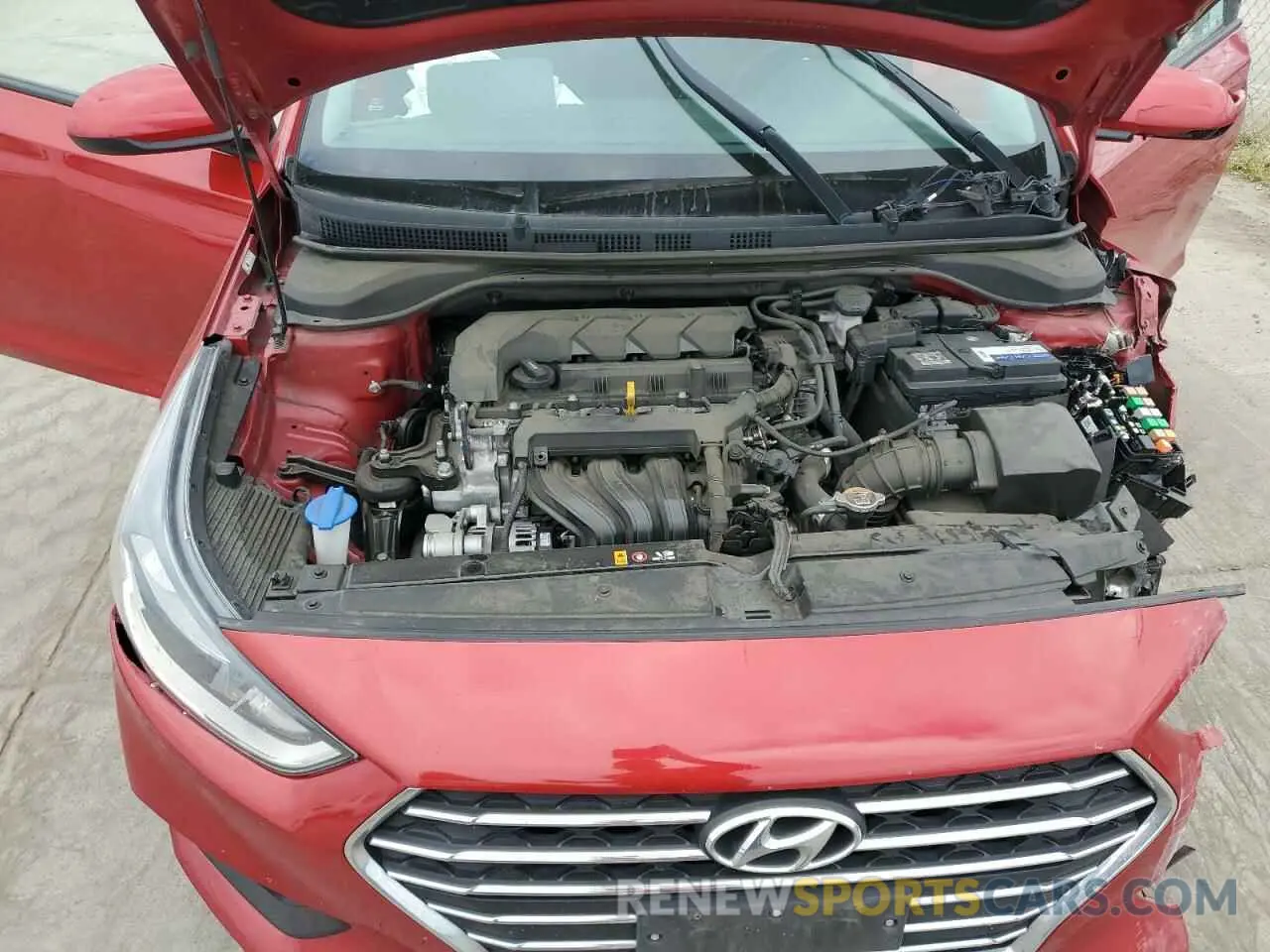 11 Photograph of a damaged car 3KPC24A60LE114965 HYUNDAI ACCENT 2020