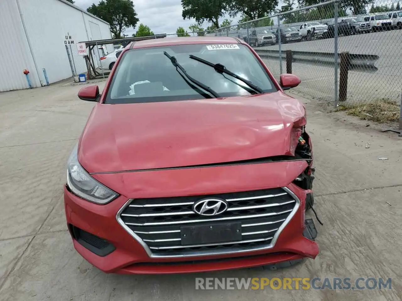 5 Photograph of a damaged car 3KPC24A60LE114965 HYUNDAI ACCENT 2020