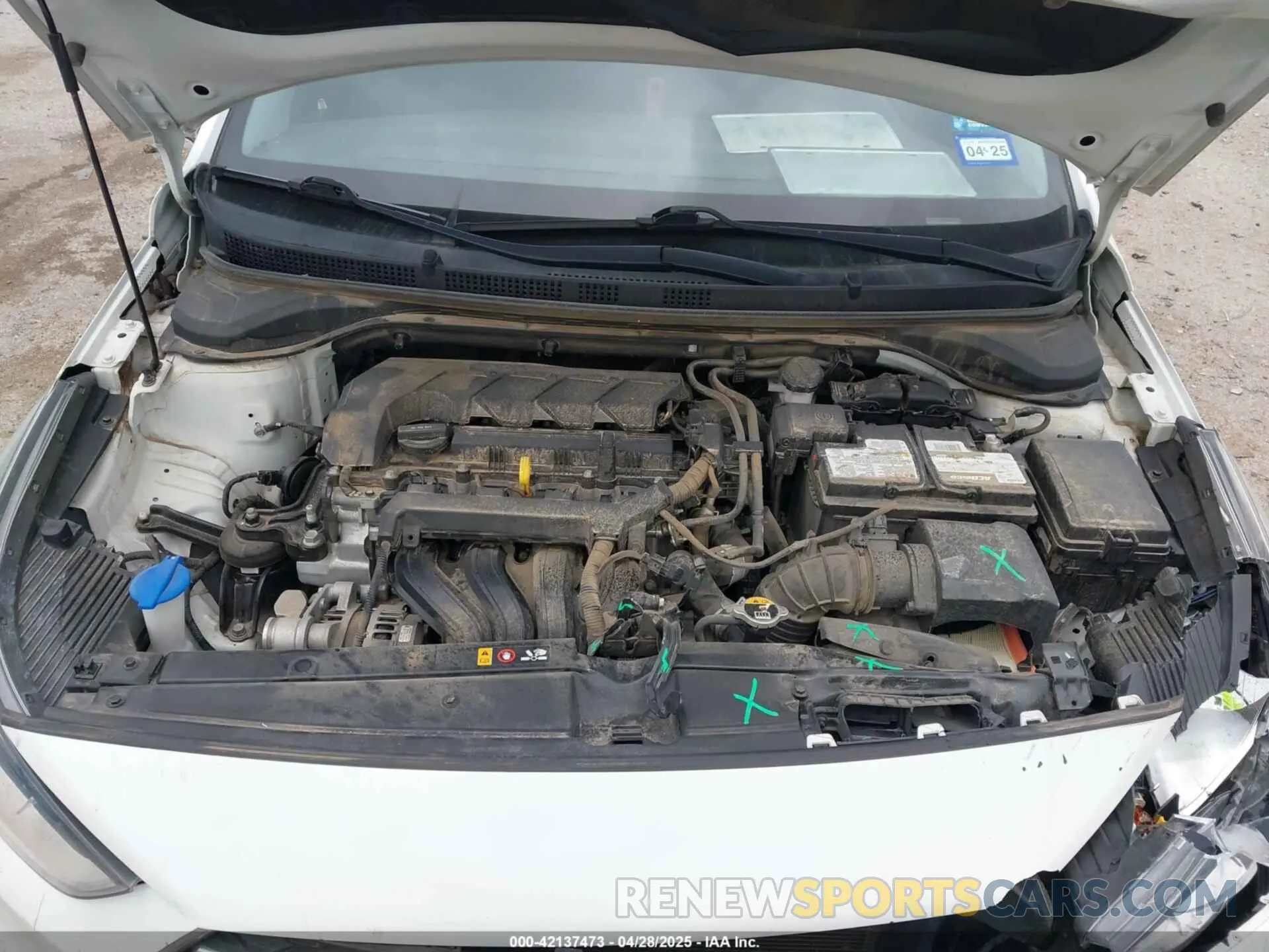 10 Photograph of a damaged car 3KPC24A61LE114828 HYUNDAI ACCENT 2020