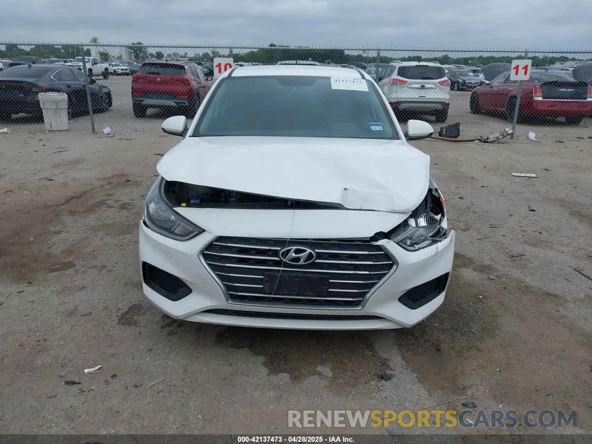 6 Photograph of a damaged car 3KPC24A61LE114828 HYUNDAI ACCENT 2020