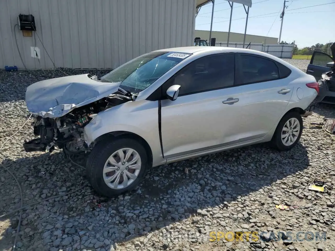 1 Photograph of a damaged car 3KPC24A62LE099224 HYUNDAI ACCENT 2020