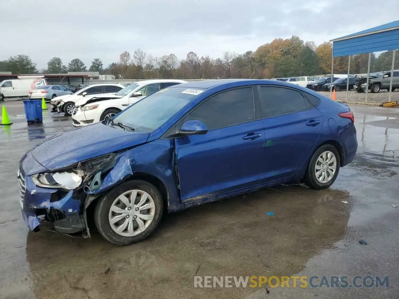 1 Photograph of a damaged car 3KPC24A62LE103336 HYUNDAI ACCENT 2020