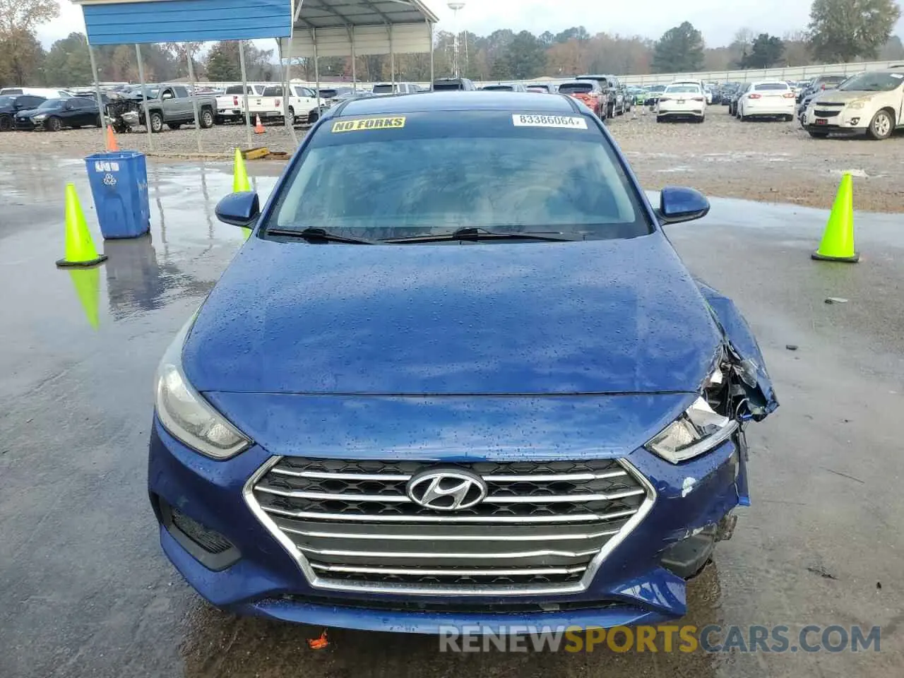 5 Photograph of a damaged car 3KPC24A62LE103336 HYUNDAI ACCENT 2020
