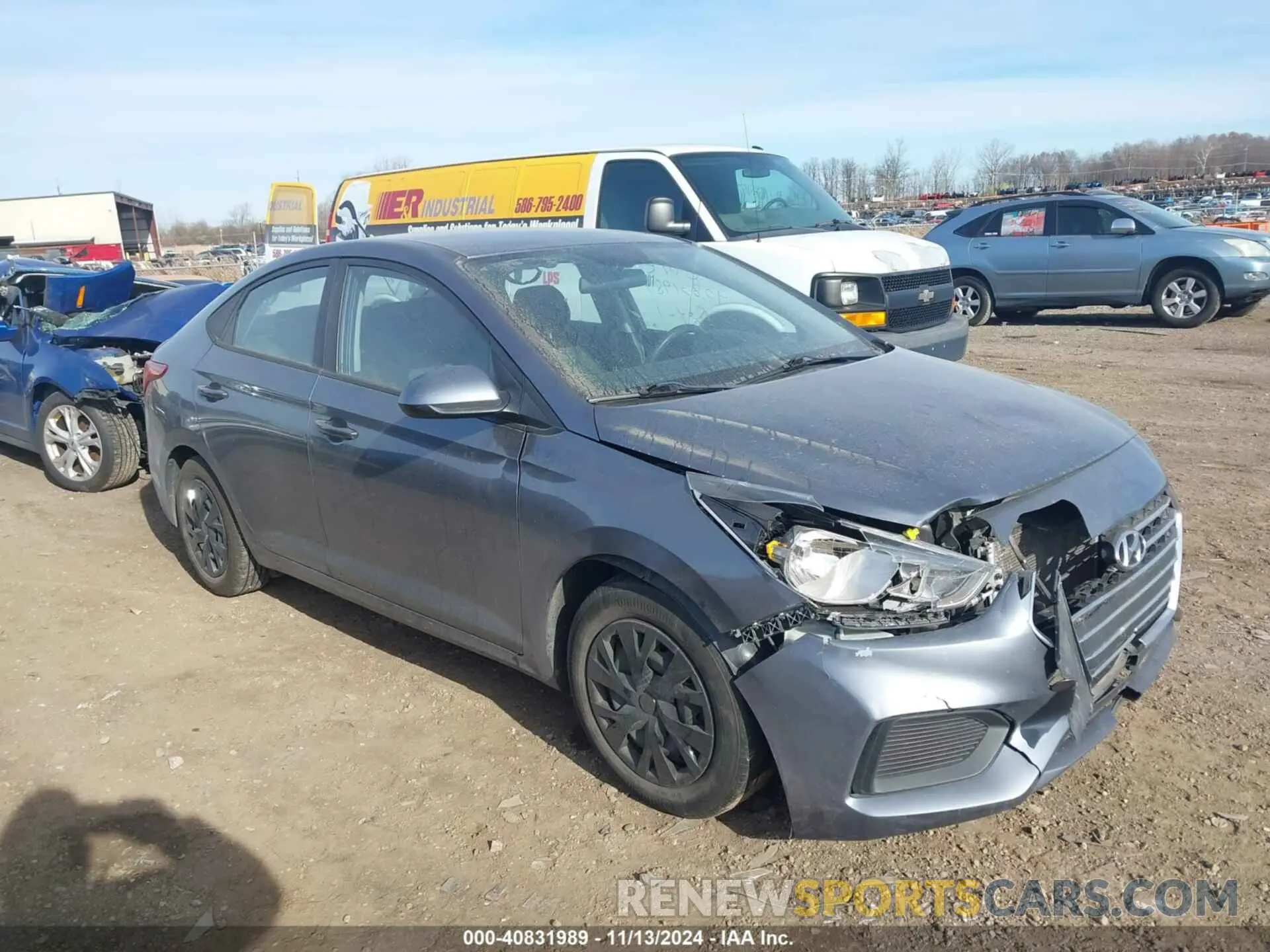 1 Фотография поврежденного автомобиля 3KPC24A63LE096364 HYUNDAI ACCENT 2020