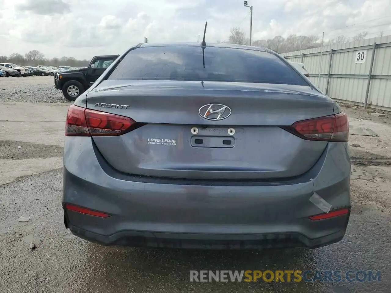 6 Photograph of a damaged car 3KPC24A64LE104844 HYUNDAI ACCENT 2020