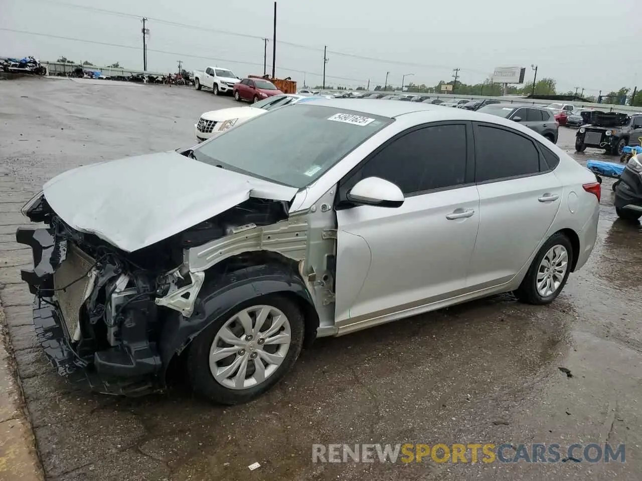 1 Photograph of a damaged car 3KPC24A66LE110435 HYUNDAI ACCENT 2020