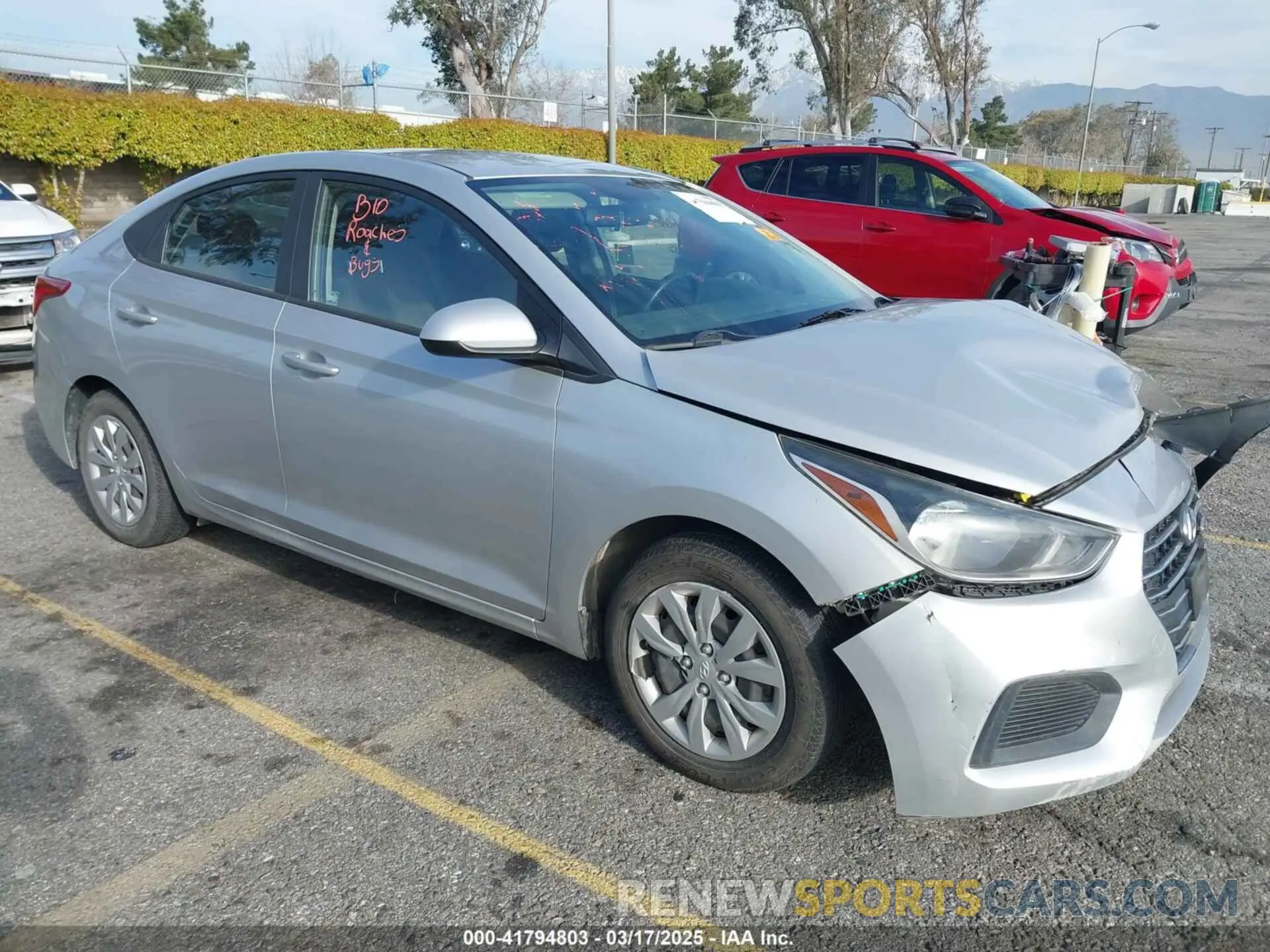 1 Фотография поврежденного автомобиля 3KPC24A67LE092995 HYUNDAI ACCENT 2020