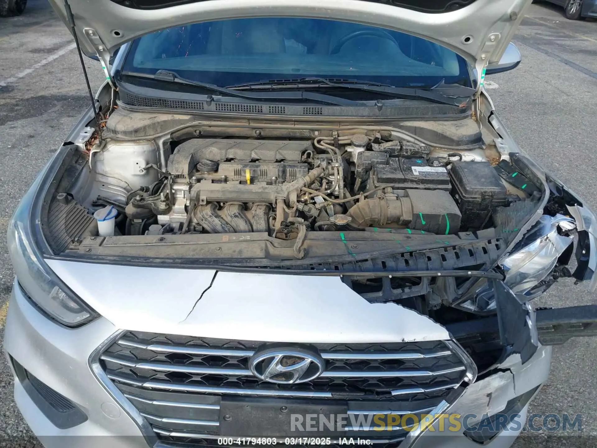 10 Фотография поврежденного автомобиля 3KPC24A67LE092995 HYUNDAI ACCENT 2020