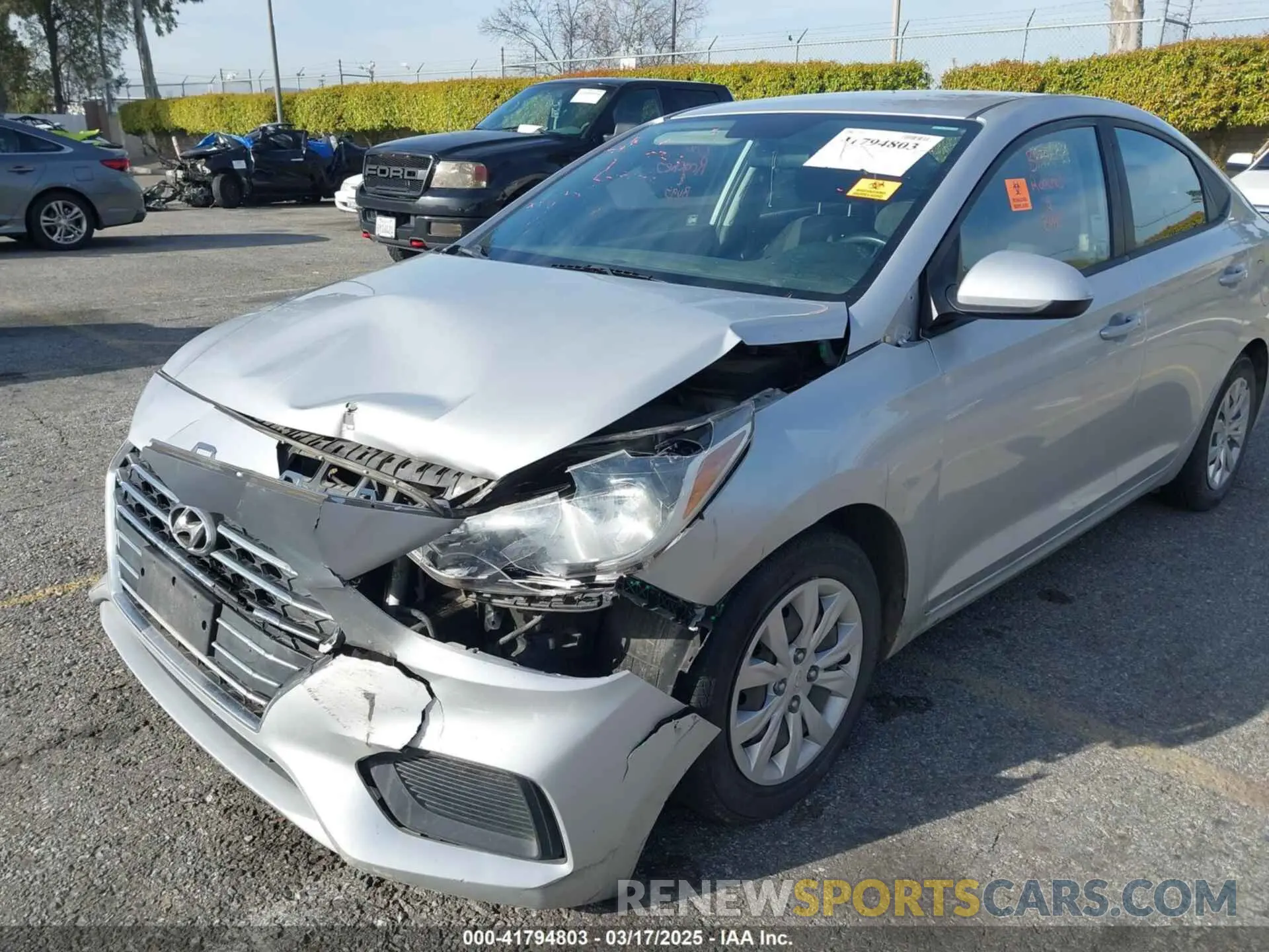 6 Фотография поврежденного автомобиля 3KPC24A67LE092995 HYUNDAI ACCENT 2020