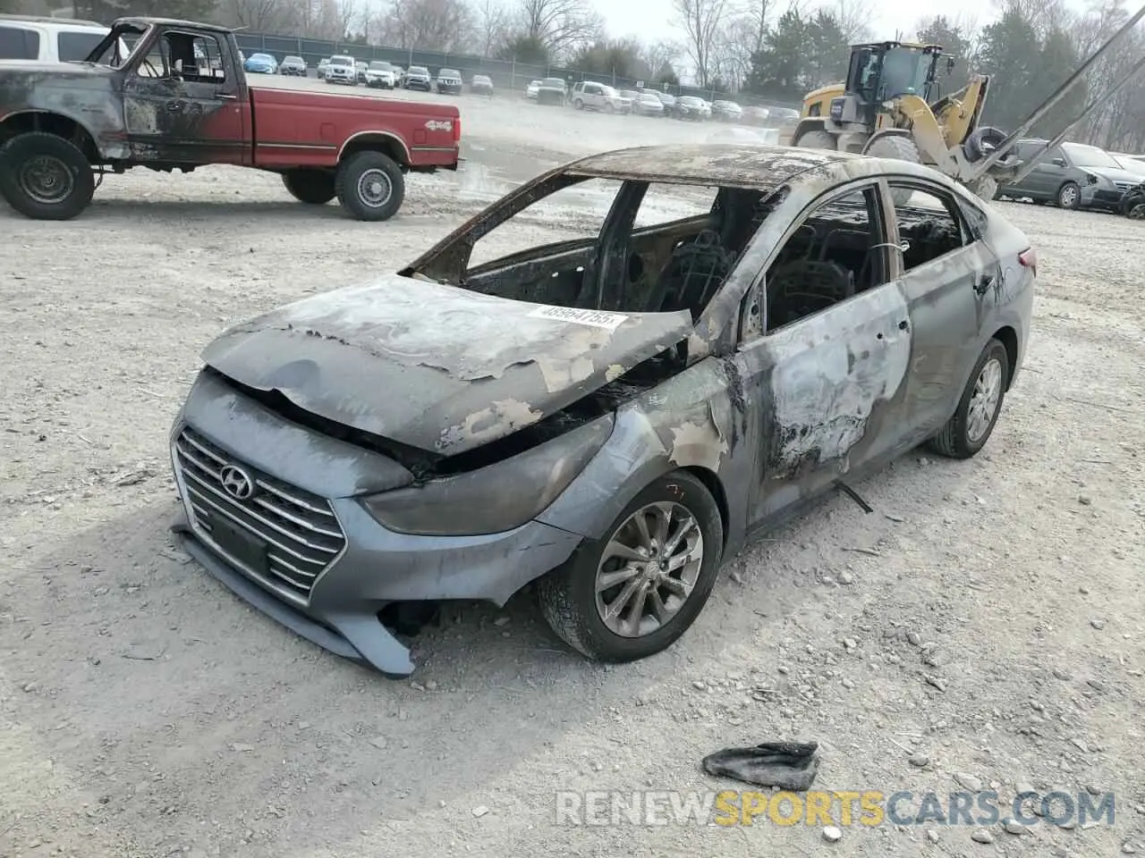 1 Фотография поврежденного автомобиля 3KPC24A67LE095265 HYUNDAI ACCENT 2020