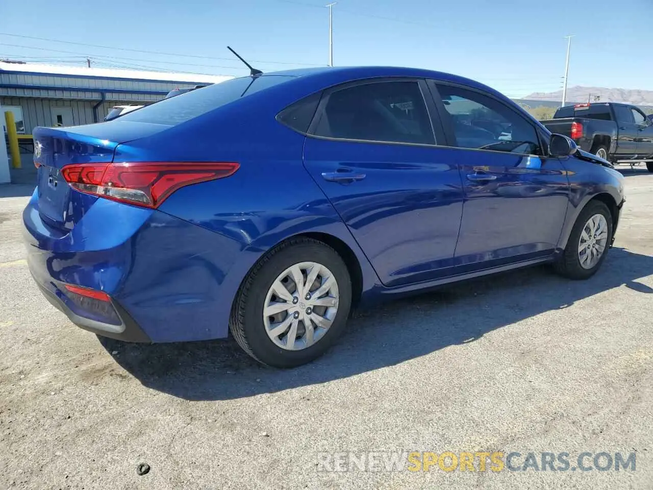 3 Photograph of a damaged car 3KPC24A67LE107527 HYUNDAI ACCENT 2020