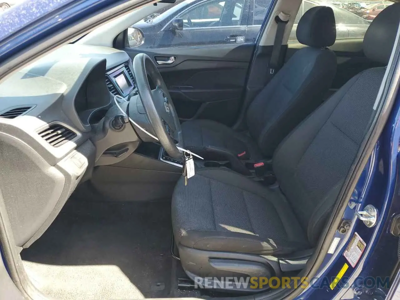 7 Photograph of a damaged car 3KPC24A67LE107527 HYUNDAI ACCENT 2020