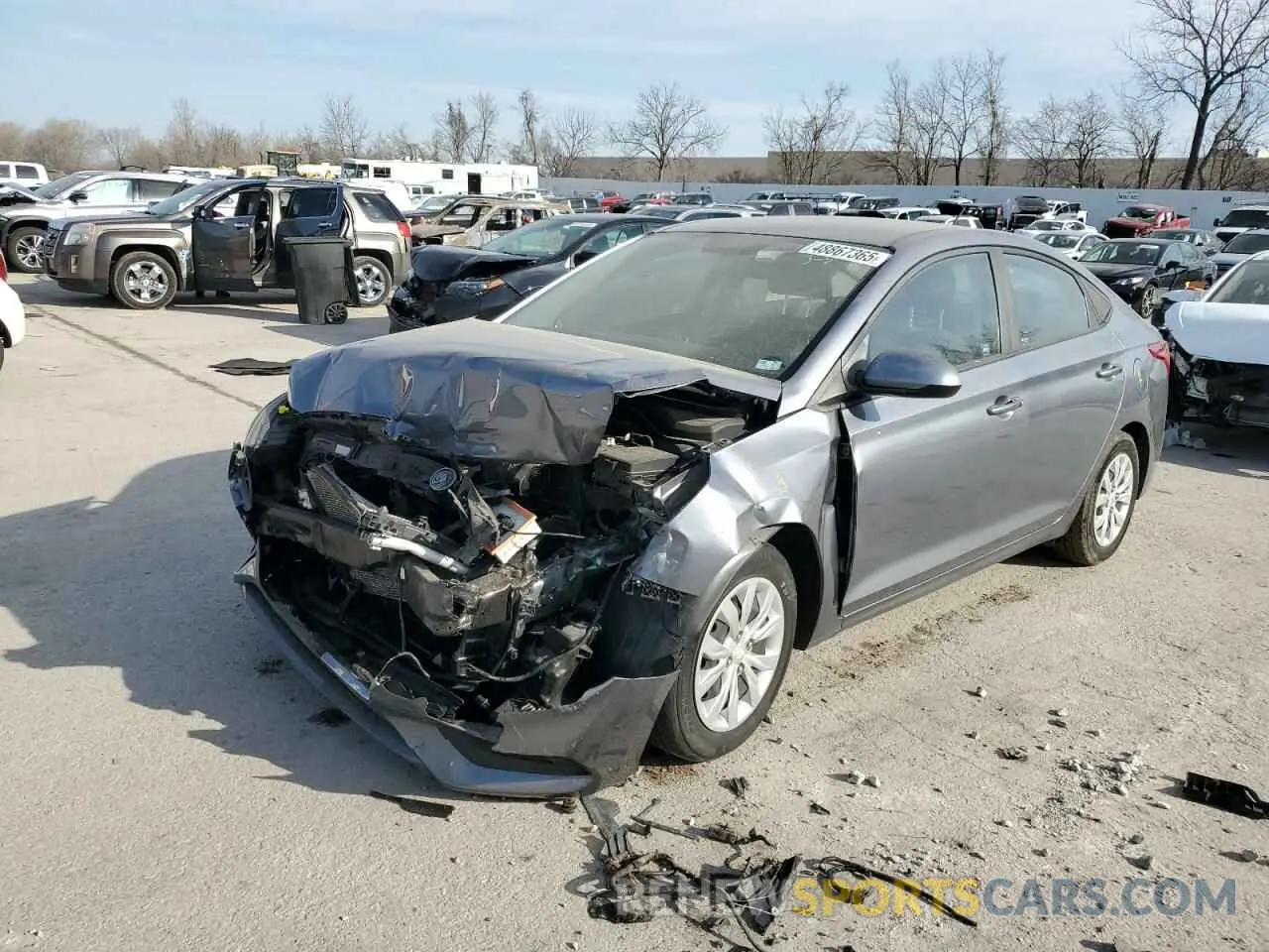 1 Фотография поврежденного автомобиля 3KPC24A67LE126403 HYUNDAI ACCENT 2020