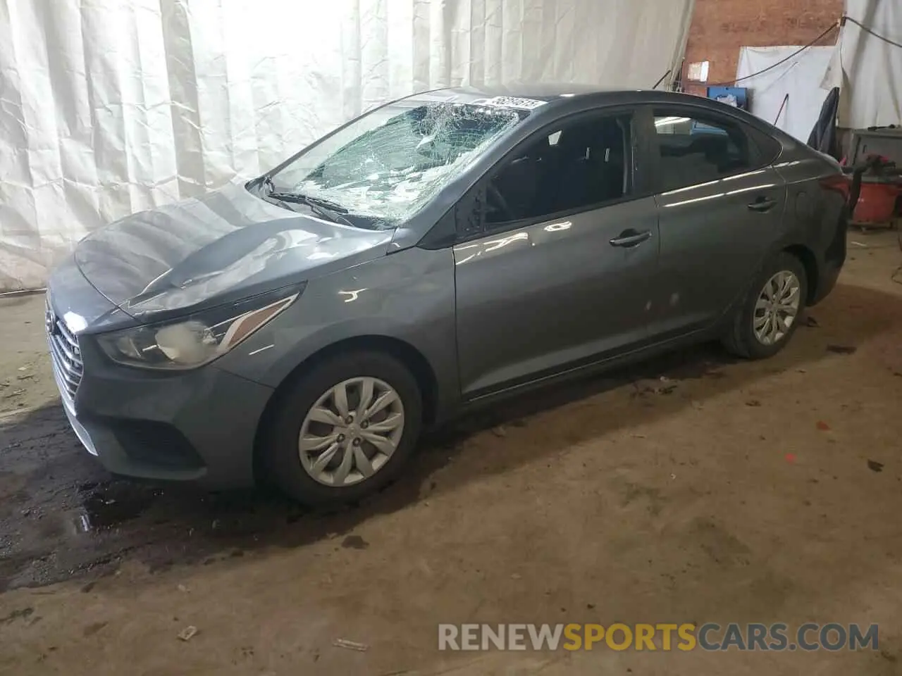1 Photograph of a damaged car 3KPC24A68LE096411 HYUNDAI ACCENT 2020
