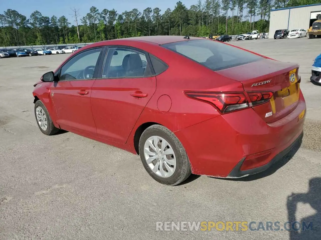 2 Photograph of a damaged car 3KPC24A68LE113014 HYUNDAI ACCENT 2020